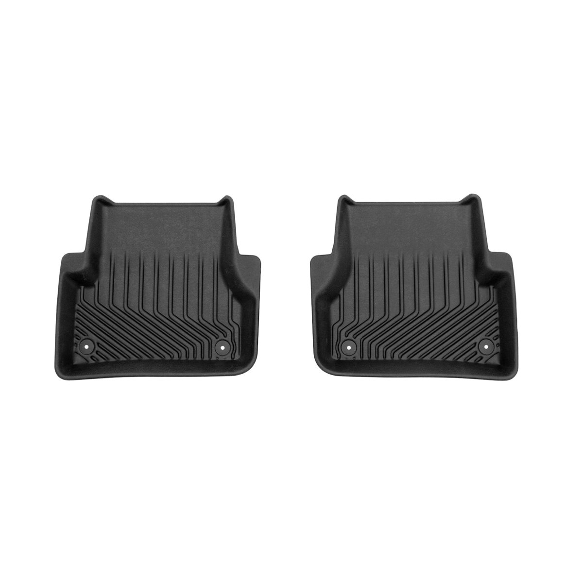 Audi A6 Floor Mats - Second Row - Omac - Premium TPE - Black - '12-'18